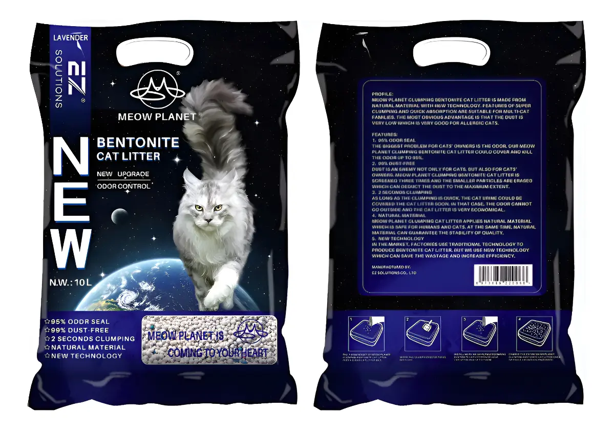 Arena Sanitaria Gato 24kg Bentonita Aglutinante Lavanda